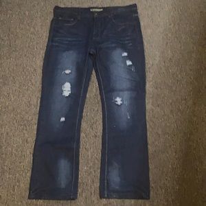 Blue Jean with rips
